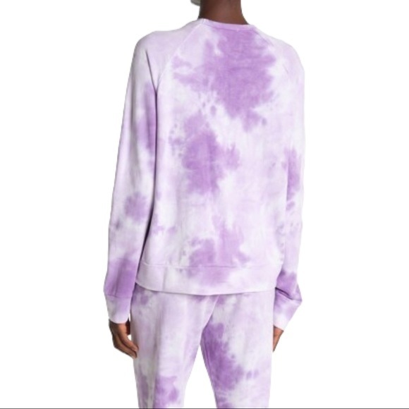 SUNDRY Tie Dye Long Sleeve Oversized Crewneck Sweatshirt - Size 3 / Large - Picture 2 of 8